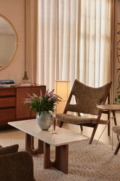 Sofabord - Androgyne Lounge Kunis Breccia Sand/Dark Stained Oak