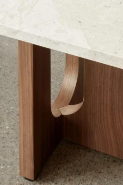 Sofabord - Androgyne Lounge Kunis Breccia Sand/Dark Stained Oak