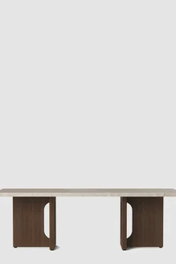 Sofabord - Androgyne Lounge Kunis Breccia Sand/Dark Stained Oak