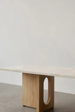 Sofabord - Androgyne Lounge 120x45cm Natural Oak/Kunis Breccia Stone