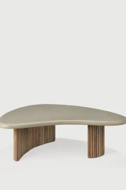 Sofabord - Boomerang Outdoor L90cm Concrete/Teak