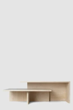 Sofabord - Distinct Grande Duo Tables Travertine
