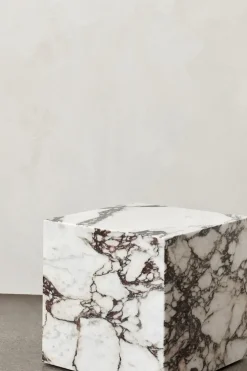 Sofabord - Plinth Cubic 40x40xh40 Rose Marble