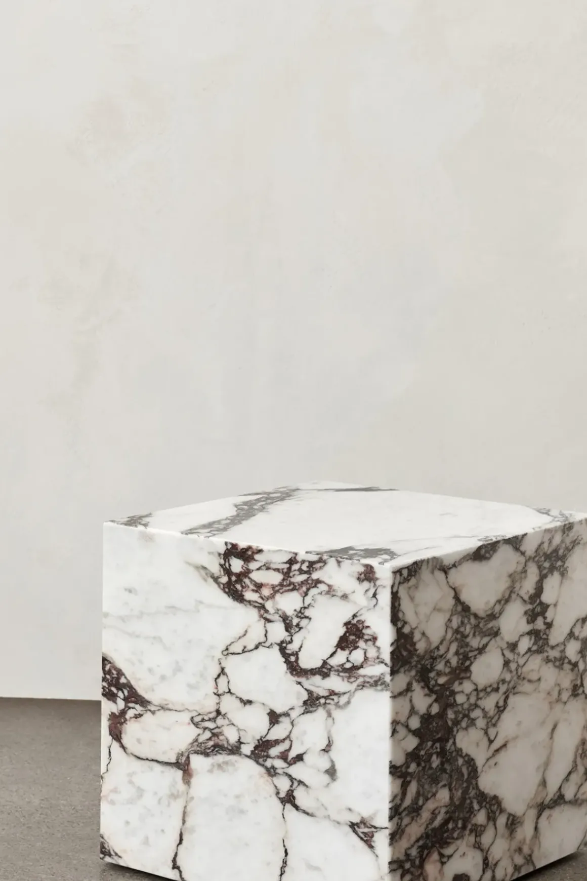 Sofabord - Plinth Cubic 40x40xh40 Rose Marble