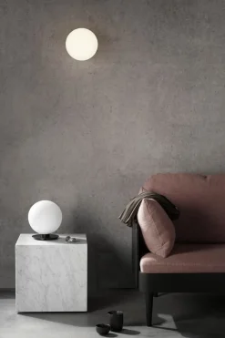 Sofabord - Plinth Cubic 40x40xh39cm White Marble