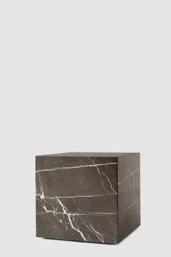 Sofabord - Plinth Cubic 40x40xh39cm Brown Grey Marble
