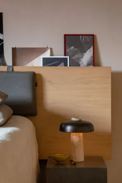 Sofabord - Plinth Cubic 40x40xh39cm Brown Grey Marble