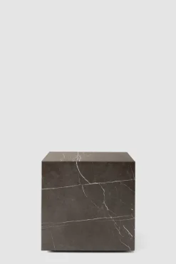 Sofabord - Plinth Cubic 40x40xh39cm Brown Grey Marble