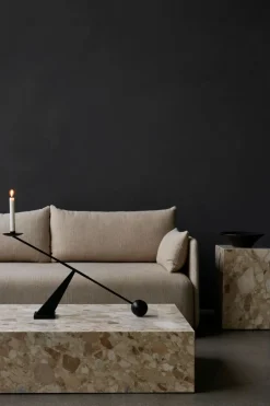 Sofabord - Plinth Grand 76x137xH27,5cm Kunis Breccia