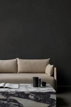 Sofabord - Plinth Grand 76x137xH27,5cm Calacatta Viola