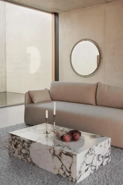 Sofabord - Plinth Low 60x100xh27 Rose Marble