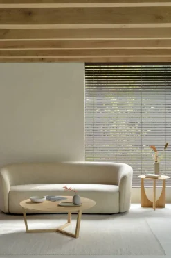 Sofabord - Tripod Dia96cm Varnished Oak