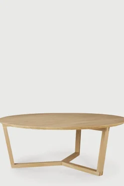 Sofabord - Tripod Dia96cm Varnished Oak