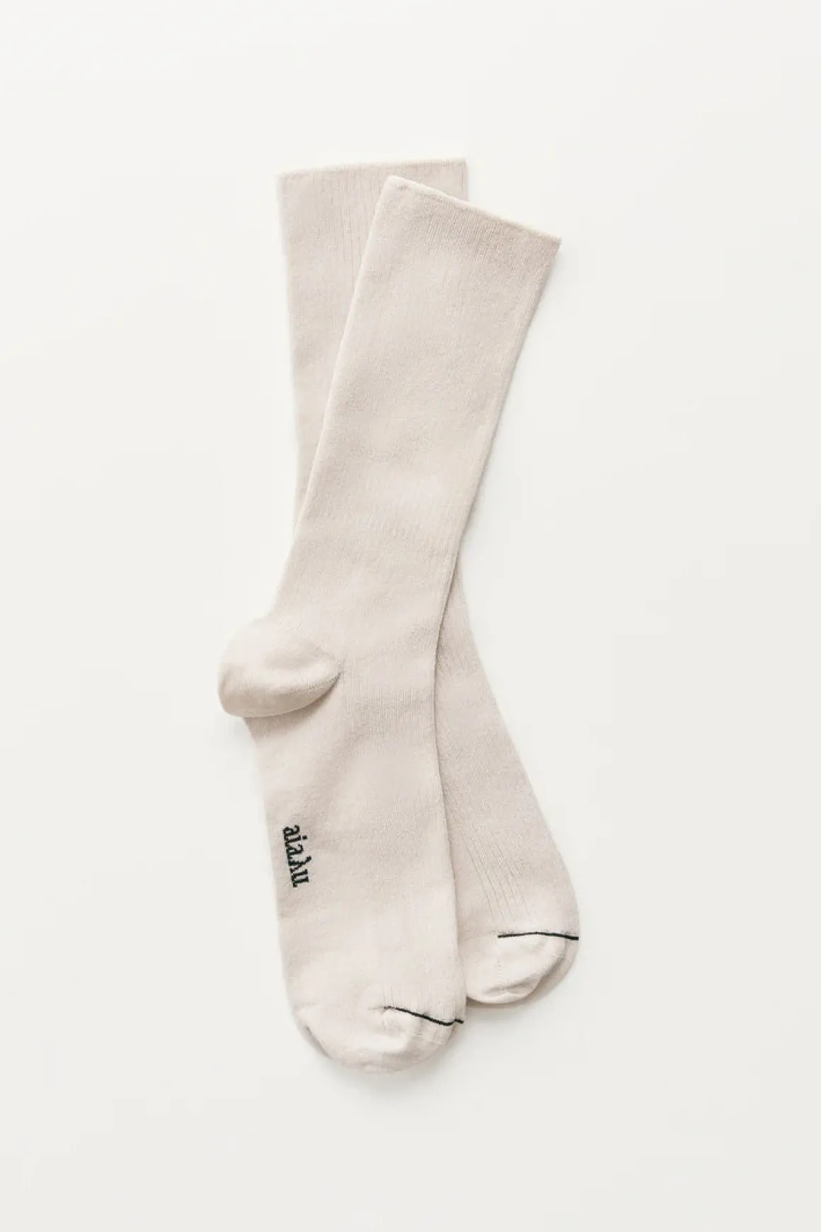 Sokker - Cotton Rib Socks Milk