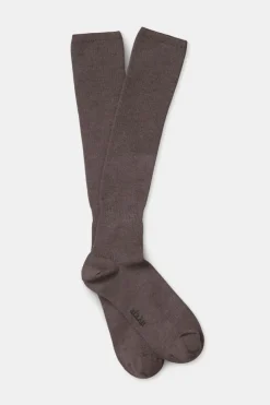 Sokker - Wool Knee Socks Brown