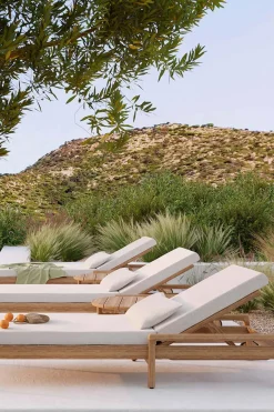 Solseng - Jack Outdoor Lounger Teak Off-White