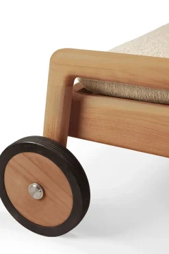 Solseng - Jack Outdoor Lounger Teak Natural