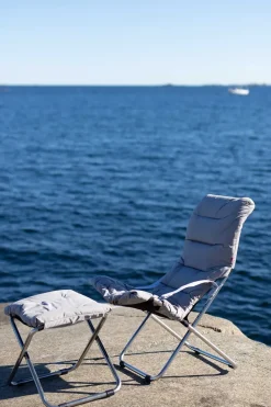 Solstol - Fiesta Soft m/Pute Lys Grå