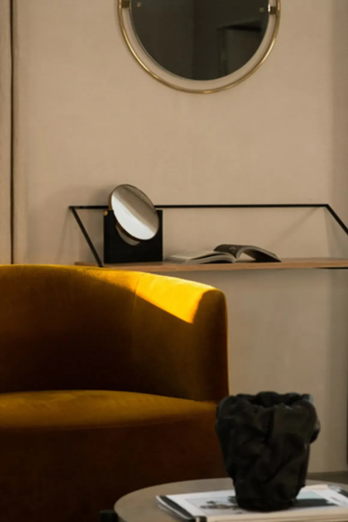 Speil - Nimbus dia60cm Polished Brass