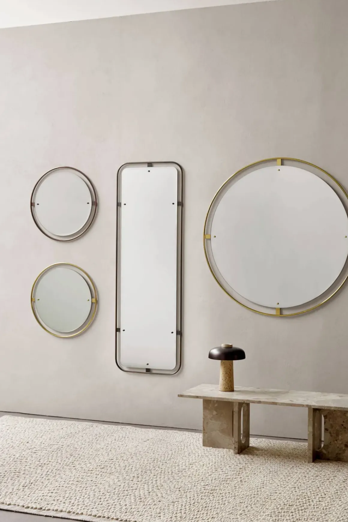 Speil - Nimbus dia60cm Polished Brass