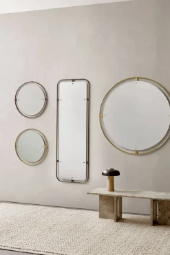 Speil - Nimbus Rectangular b53,4xH158,4cm Polished Brass