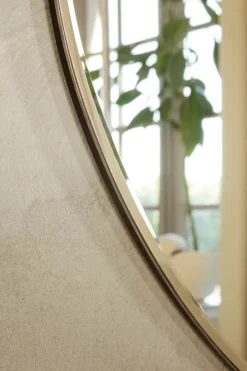 Speil - Pond XL 87xH94cm Dark Chrome