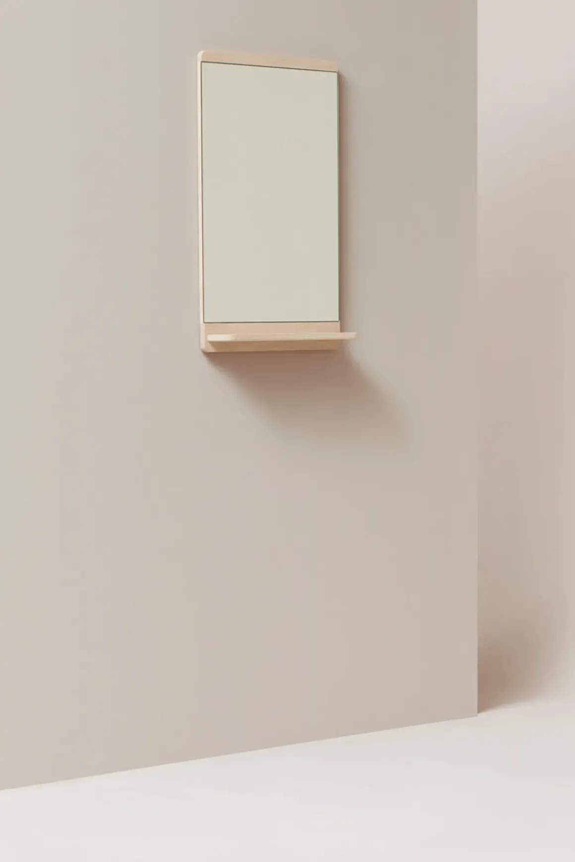 Speil - Rim 40x67,5cm White Oak