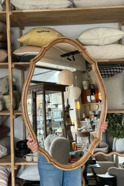 Speil - Rubberwood 71x100cm Natural