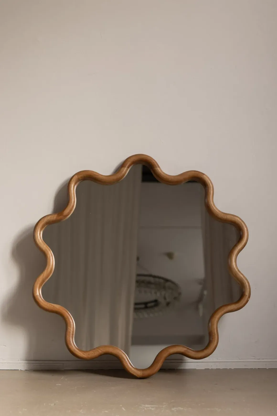 Speil - Rubberwood 72x75cm Natural