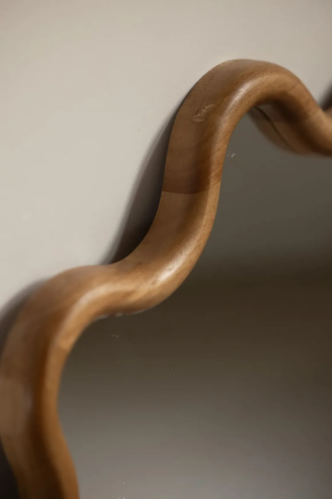 Speil - Rubberwood 72x75cm Natural