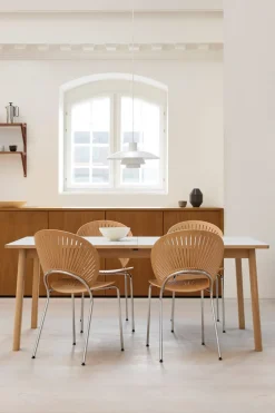 Spisebord - Ana 6491 Såpet Eik/Hvit Laminat