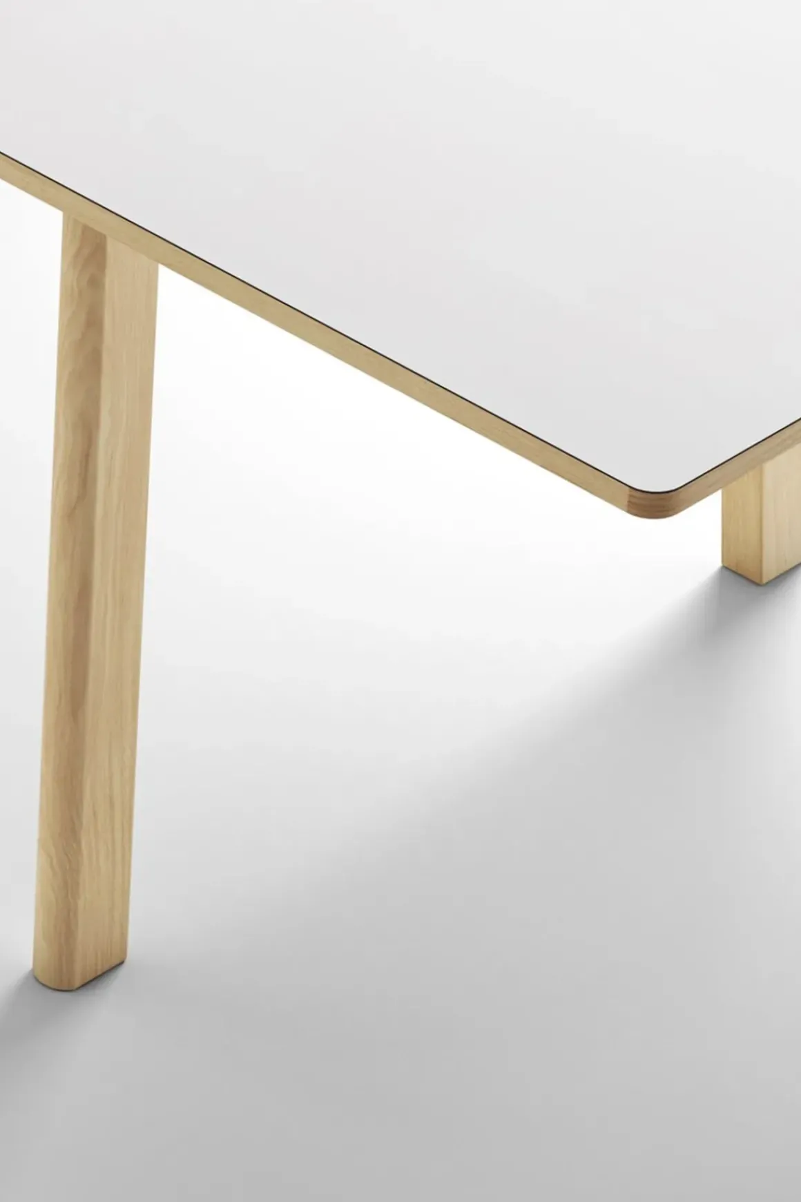 Spisebord - Ana 6491 Såpet Eik/Hvit Laminat