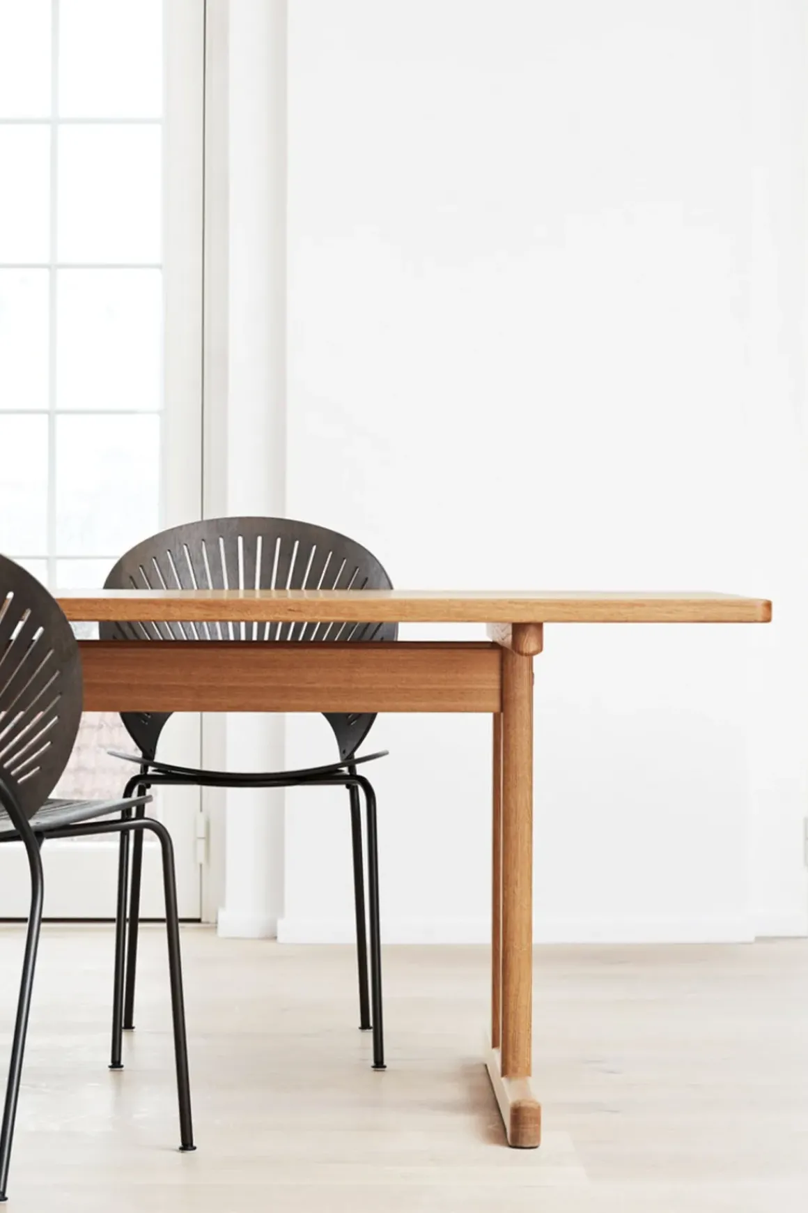 Spisebord - Ana 6491 Såpet Eik/Hvit Laminat