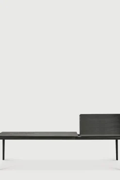 Spisebord - Bok m/Ileggsplate 180/280x100xH76cm Sort Eik