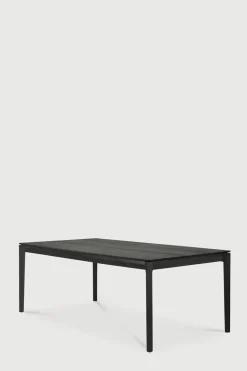 Spisebord - Bok m/Ileggsplate 180/280x100xH76cm Sort Eik