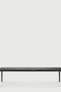 Spisebord - Bok m/Ileggsplate 180/280x100xH76cm Sort Eik