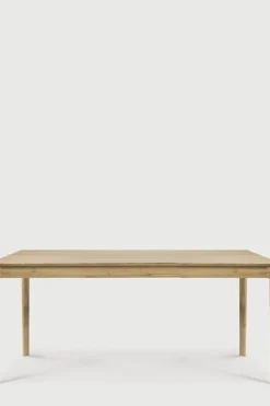 Spisebord - Bok m/Ileggsplate 180/280x100xH76cm Eik