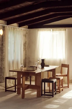 Spisebord - Farmhouse Trestle Planks 220cm