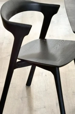 Spisestol - Bok 50x54xH76cm Sort Eik