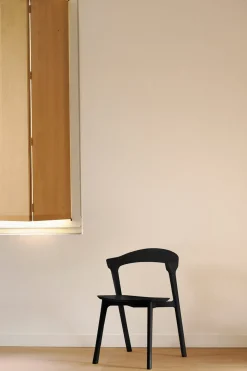 Spisestol - Bok 50x54xH76cm Sort Eik