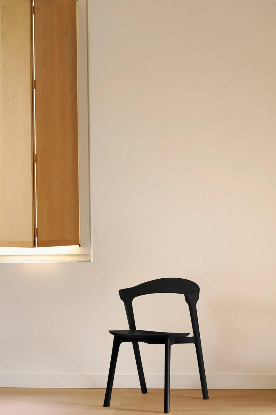 Spisestol - Bok 50x54xH76cm Sort Eik