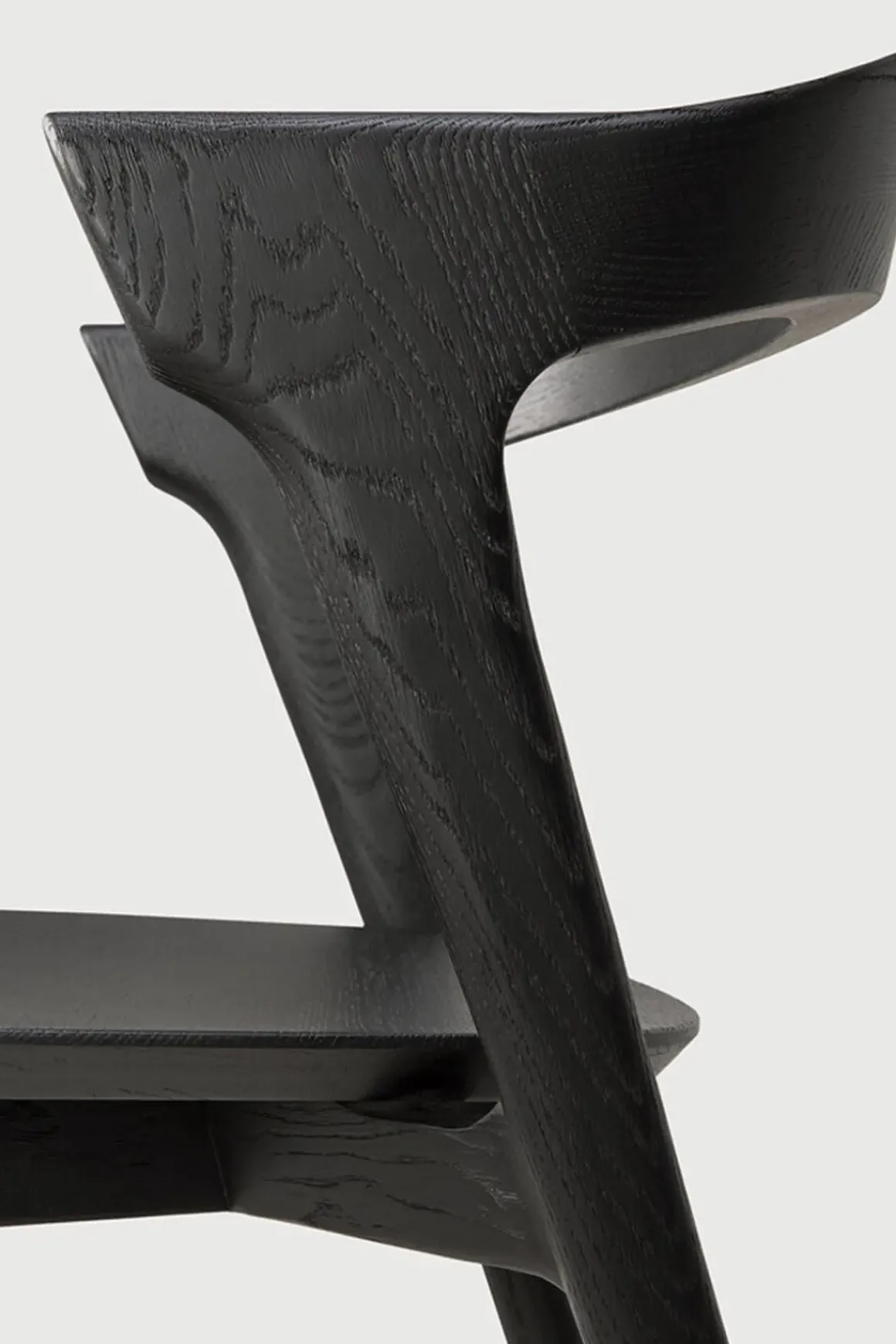 Spisestol - Bok 50x54xH76cm Sort Eik