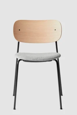 Spisestol - Co Dining u/Armlene 130 Hallingdal, Black Steel