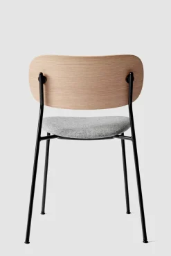 Spisestol - Co Dining u/Armlene 130 Hallingdal, Black Steel