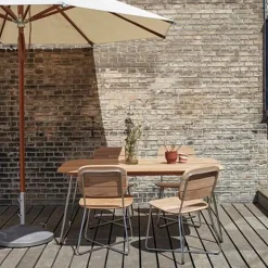 Spisestol - Lilium H82,5x45cm Teak