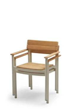 Spisestol - Pelago m/Armlene Light Ivory