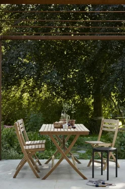 Spisestol - Selandia B44,5xD47,5xH45 Teak