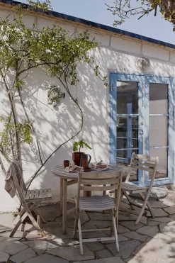 Spisestol - Selandia B44,5xD47,5xH45 Teak