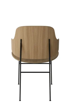 Spisestol - The Penguin Black Steel, Natural Oak