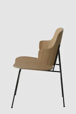 Spisestol - The Penguin Black Steel, Natural Oak